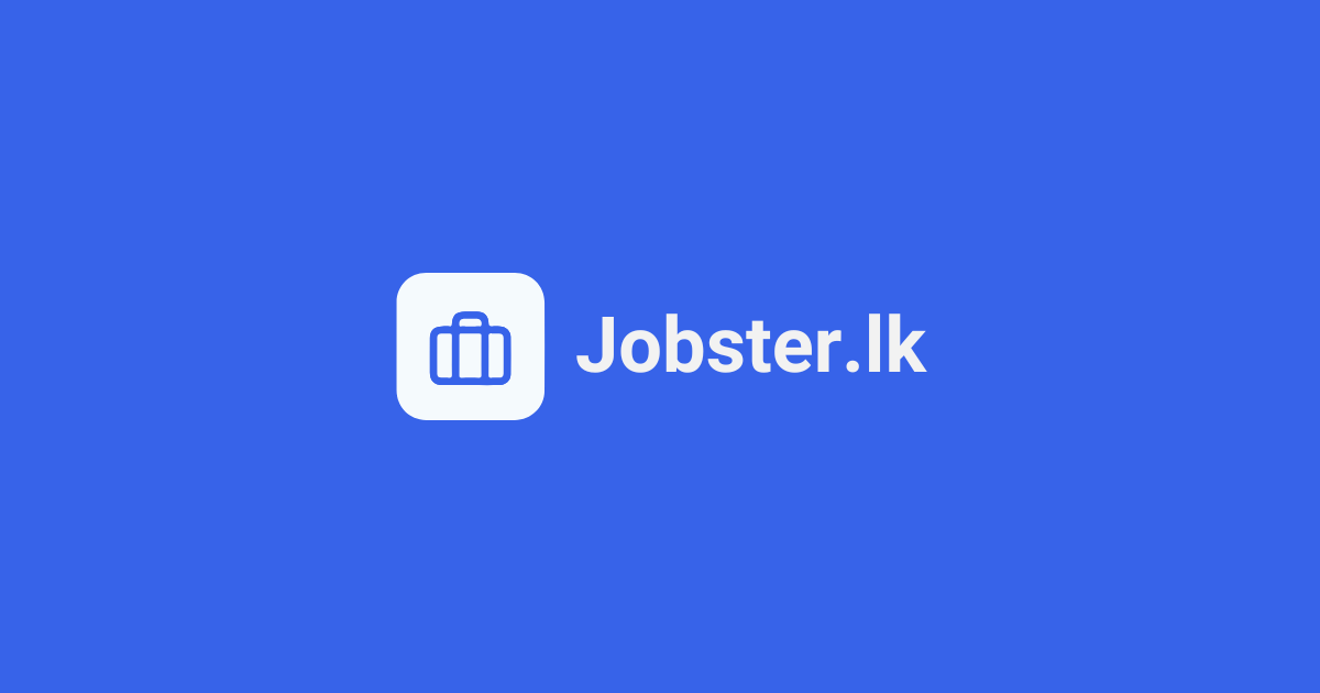 Jobster Jobster.lk | Sri Lanka's AI‑Powered - 360 Job Platform